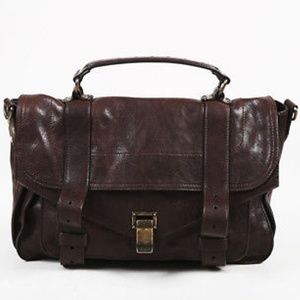 Proenza Schouler PS1 satchel distressed brown